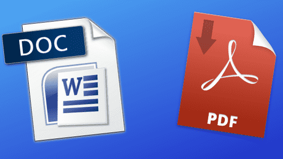 How to Convert PDF to Word (.doc format)