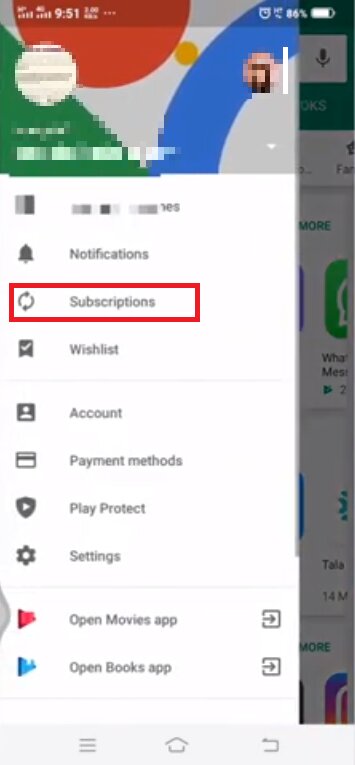 Cancel subscription on Google Play on mobile 2