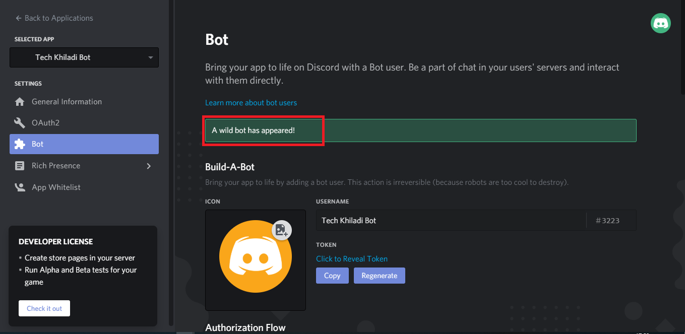 How to make bot on Discord 4